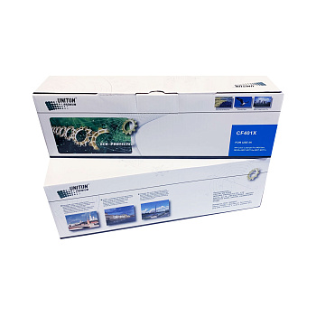 Картридж для HP Color LJ M252/M277  CF401X (201X) син (2,3K) UNITON Premium GREEN LINE (Eco Protecte