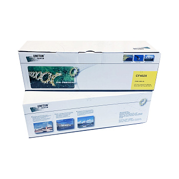 Картридж для HP Color LJ M252/M277  CF402X (201X) желт (2,3K) UNITON Premium GREEN LINE (Eco Protect