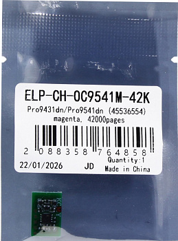 Чип OKI Pro9431dn/Pro9541dn (45536554) Magenta, 42K (ELP Imaging®)