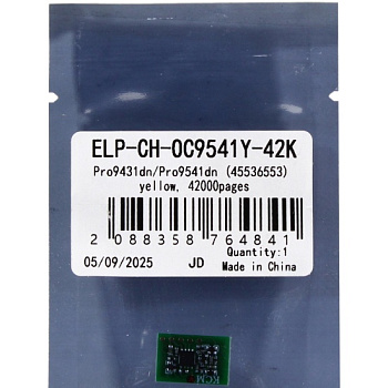 Чип OKI Pro9431dn/Pro9541dn (45536553) Yellow, 42K (ELP Imaging®)