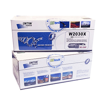 Картридж для HP Color LJ M454, M455,MFP M479 W2030X (415X) ч (7,5K) БЕЗ ЧИПА!!! UNITON Premium GREEN